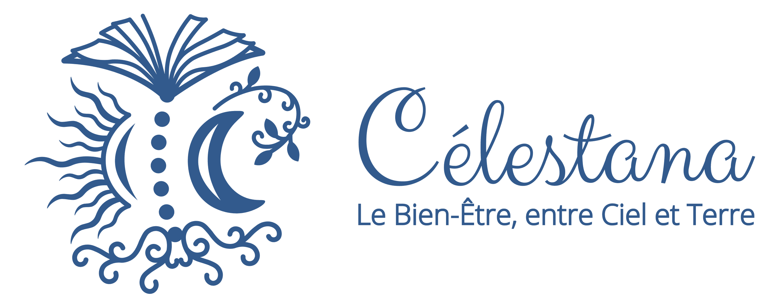 Logo Celestana horizontal bleu