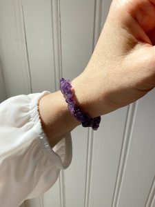 Bracelet baroque améthyste