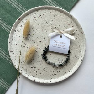 Bracelet baroque tourmaline œil de chat