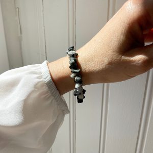 Bracelet baroque tourmaline œil de chat